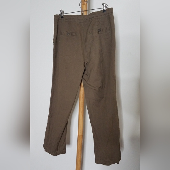 LL Bean Classic Fit Linen Cotton Blend Size Small - Picture 2 of 6